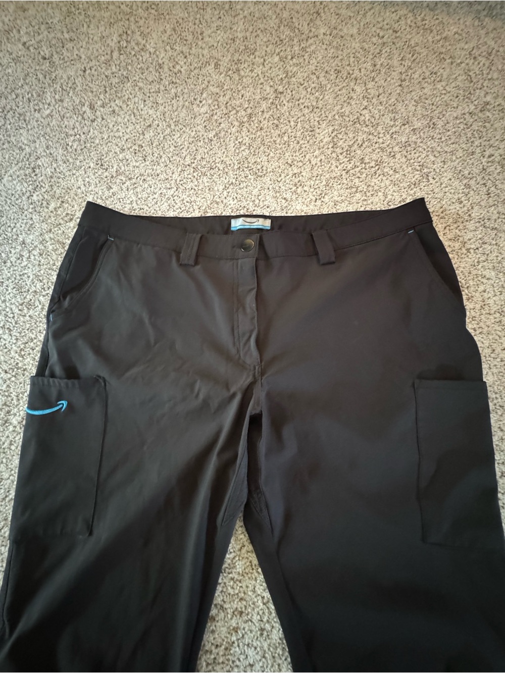Amazon Luly Yang Women’s 2XL
20-22 Cargo Work Pants Black 
Stretch Uniform 1582